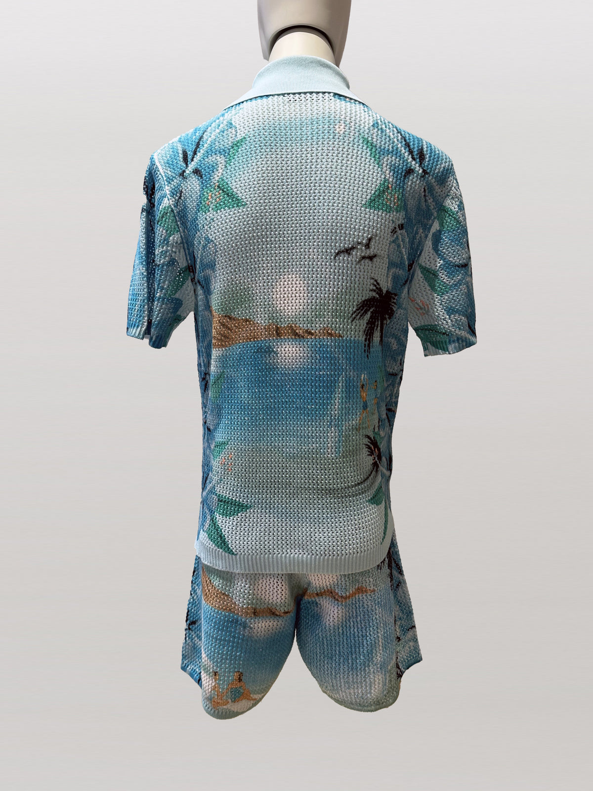 AMIRI PARADISE CROCHET POLO