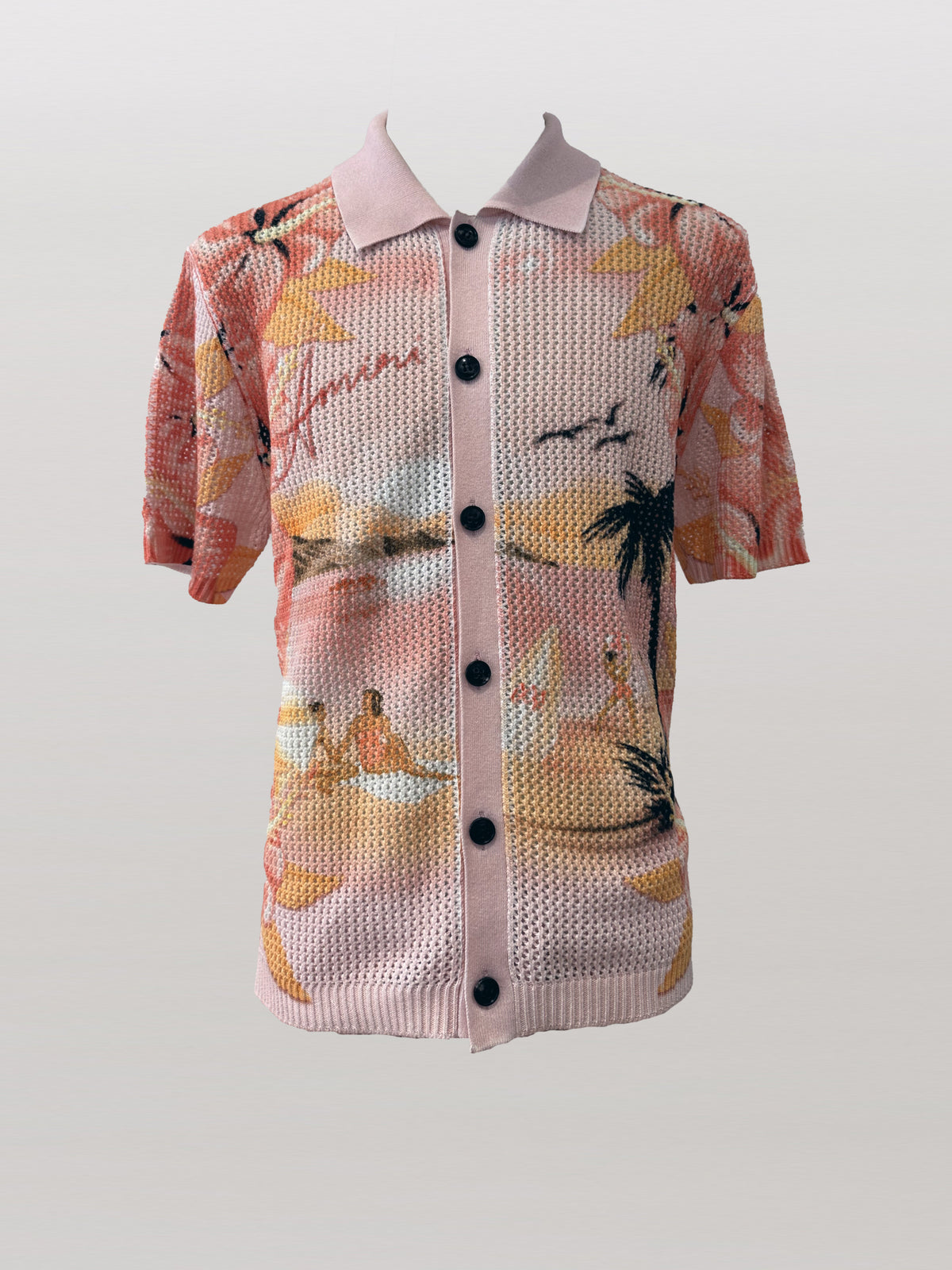 AMIRI PARADISE CROCHET POLO