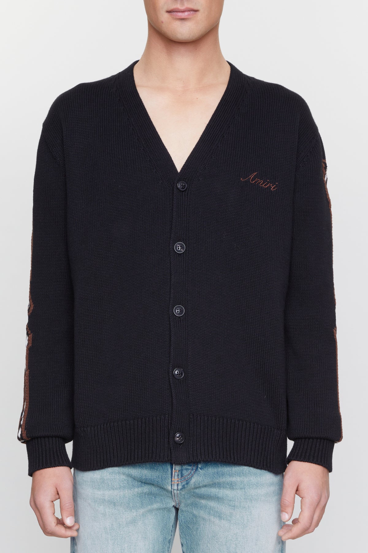LEOPARD BONES CARDIGAN