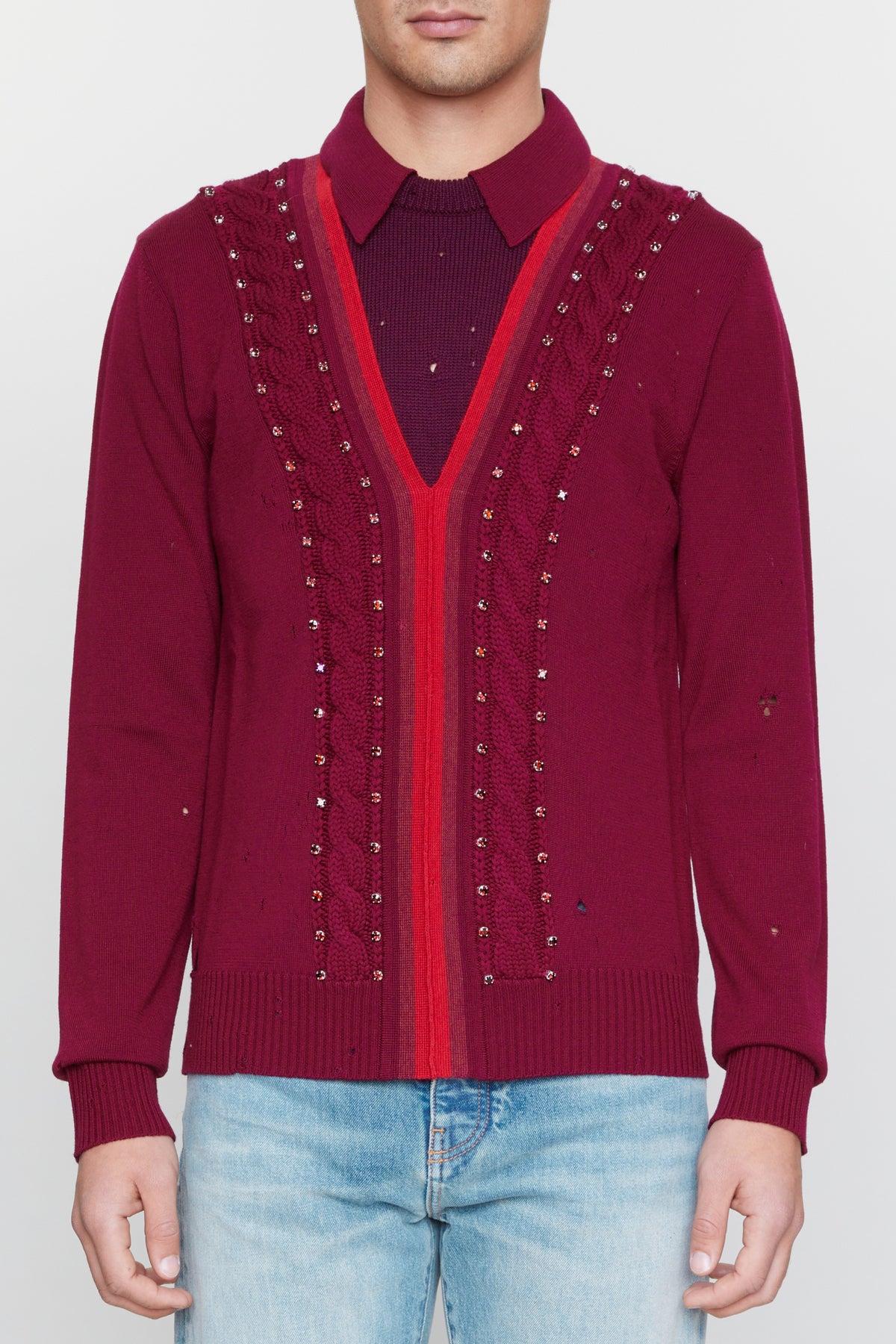 LAYERED L/S SHOTGUN POLO