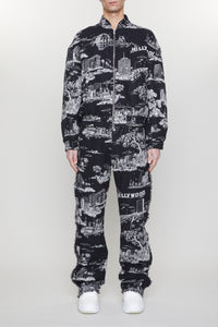LA LANDMARK TAPESTRY BOMBER