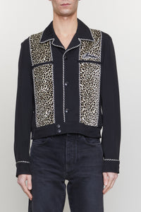 LEOPARD CADET JACKET