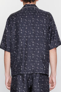 FLECK AMIRI BOWLING SHIRT