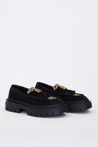 MA TASSLE LEOPARD JUMBO LOAFER