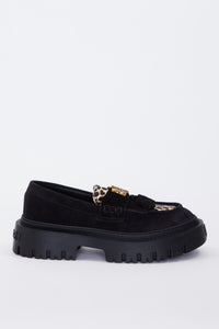 MA TASSLE LEOPARD JUMBO LOAFER