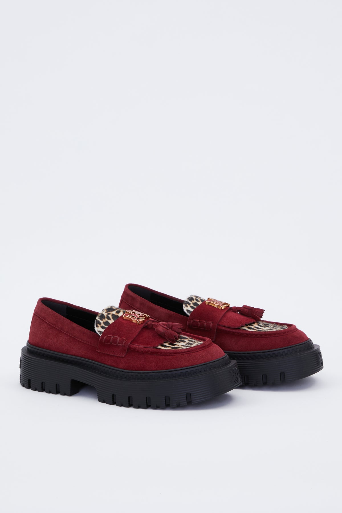 MA TASSLE LEOPARD JUMBO LOAFER