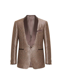 TWEED SEQUIN SHAWL BLAZER