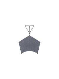 LUREX HALTER TOP