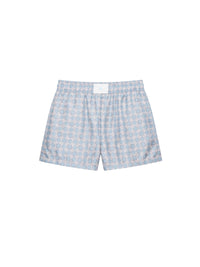 Boxer Ma Quad en soie - Dusty Blue
