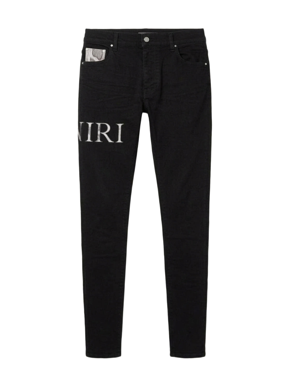 AMIRI SNAKE LOGO SKINNY JEAN