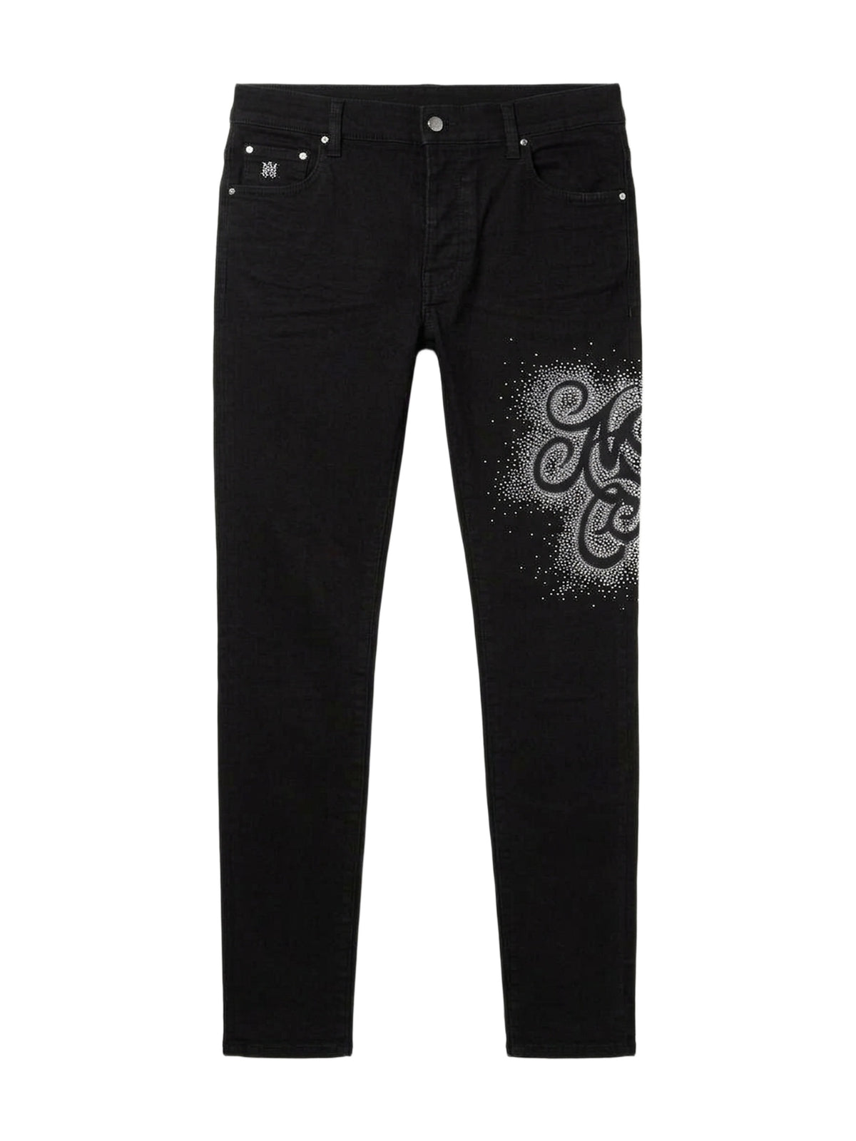 MA SWIRL CRYSTAL SKINNY JEAN