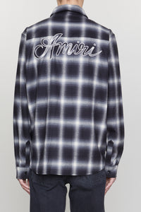 AMIRI SWIRL FLANNEL SHIRT