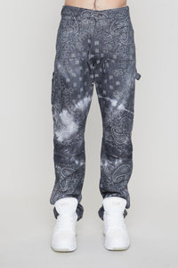 TIE DYE BANDANA CARPENTER JEAN