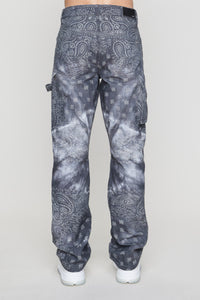 TIE DYE BANDANA CARPENTER JEAN