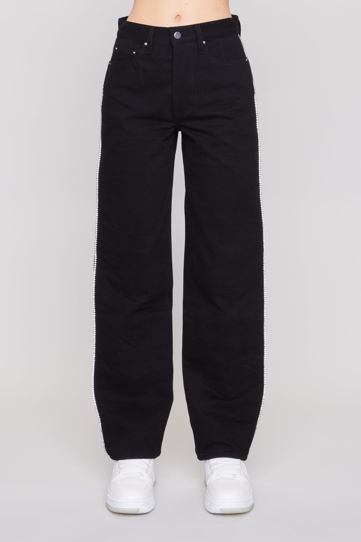 CRYSTAL STRIPE WIDE STRAIGHT