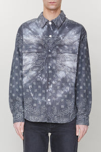 TIE DYE BANDANA OVERSHIRT