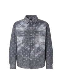 TIE DYE BANDANA OVERSHIRT