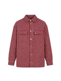 BOUCLE PADDED OVERSHIRT