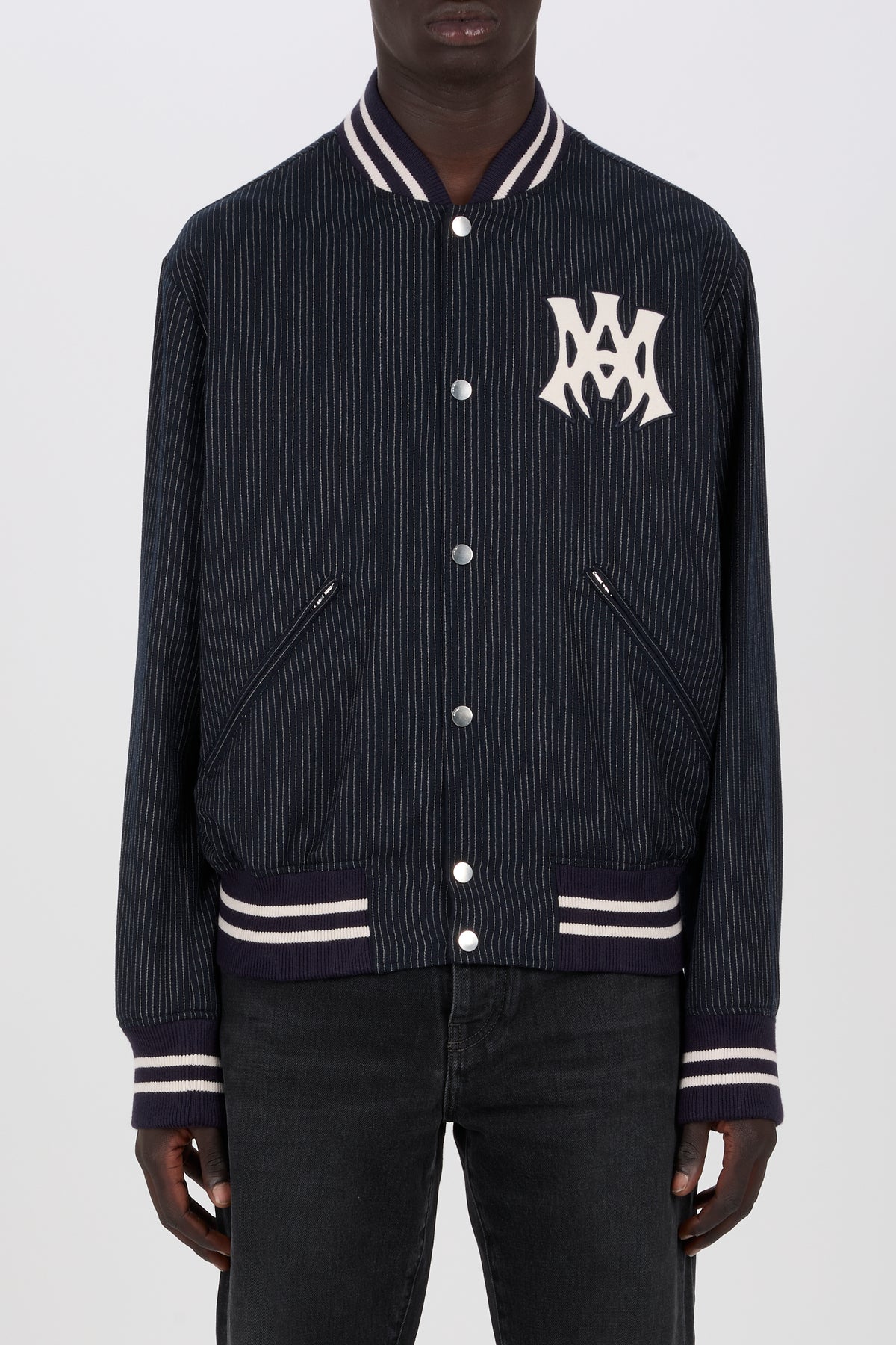 MA HOLLYWOOD PINSTRIPE BOMBER