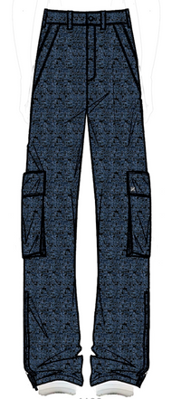 BOUCLE CARGO PANT