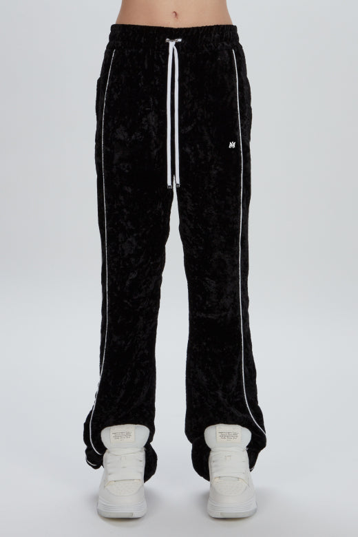 CRUSHED VELVET TRACK PANT