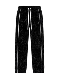 CRUSHED VELVET TRACK PANT