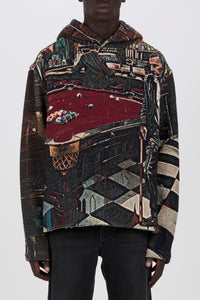 POOL HALL TAPESTRY HOODIE