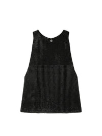 BEADED MOCK NECK CAMI