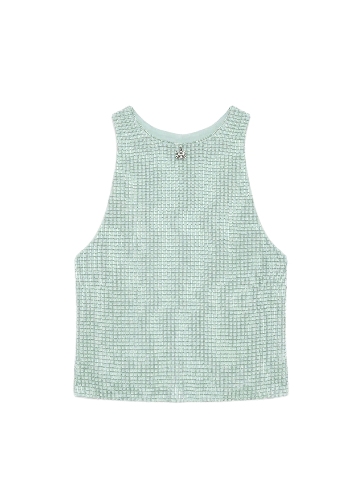 BEADED MOCK NECK CAMI