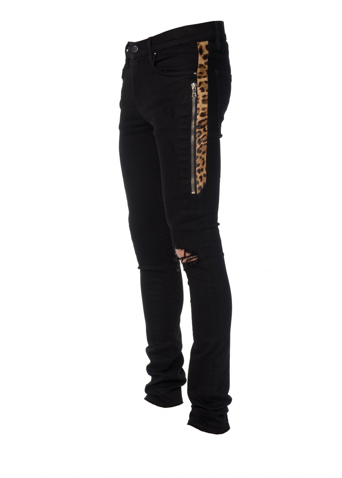 Leopard Half Track Broken Jean