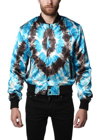Hearts Tie Dye Bomber
