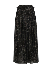 Floral Chiffon Maxi Skirt