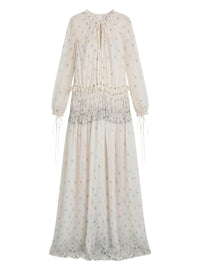 Printed Paisley Maxi Dress