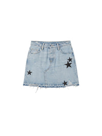 Star Denim Skirt