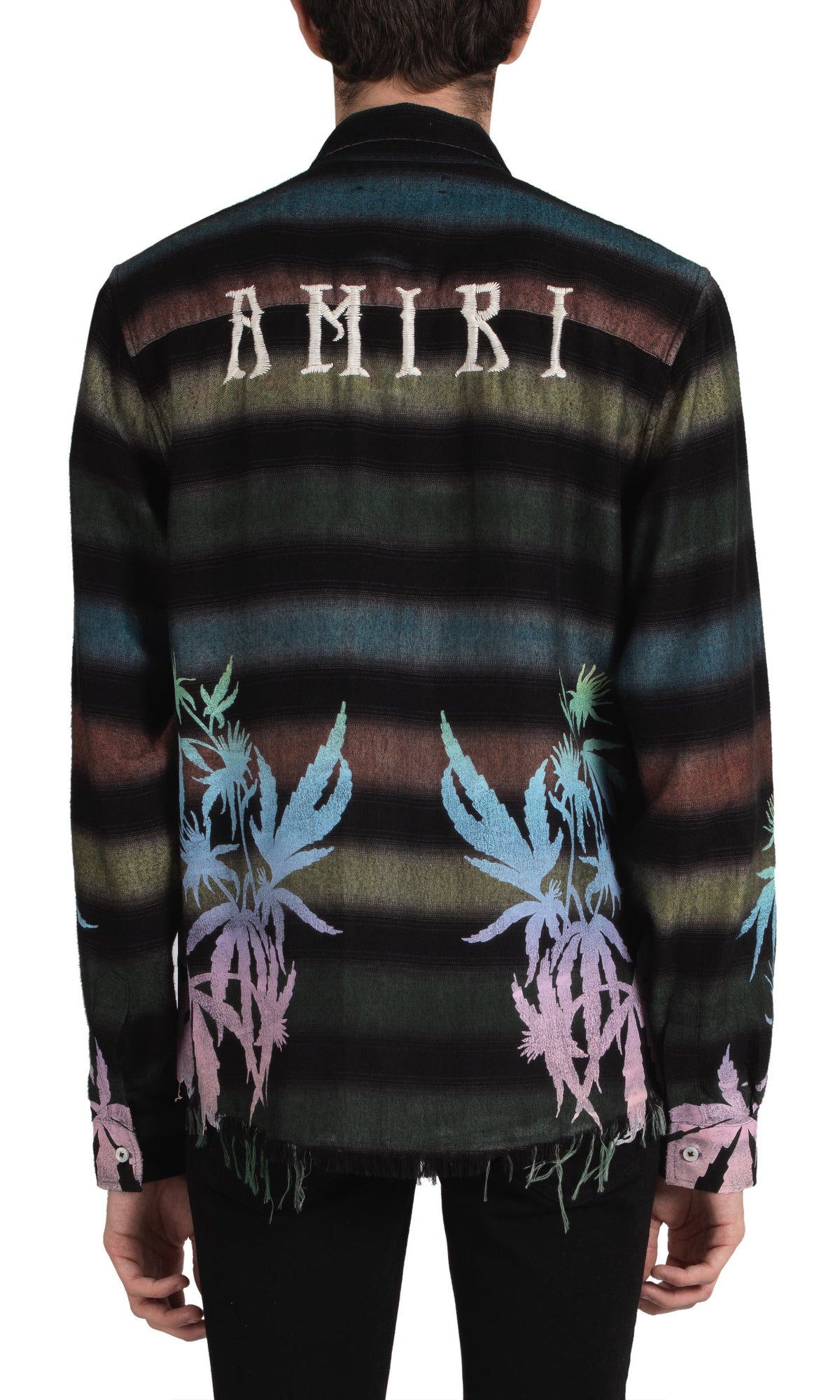 AMIRI Printed Leaves Flannel