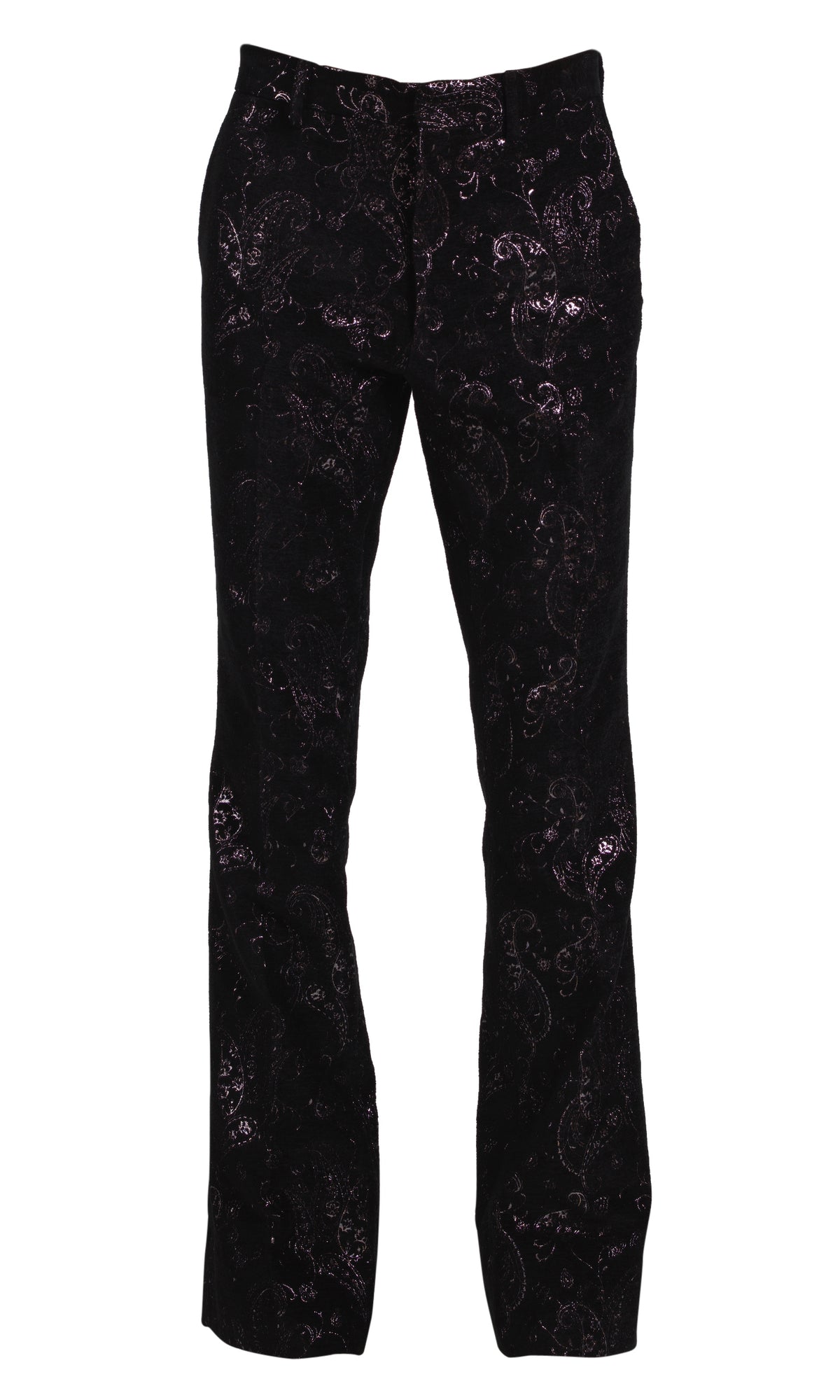 Paisley Velvet Glitter Flare