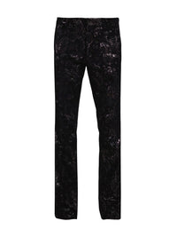 Paisley Velvet Glitter Flare