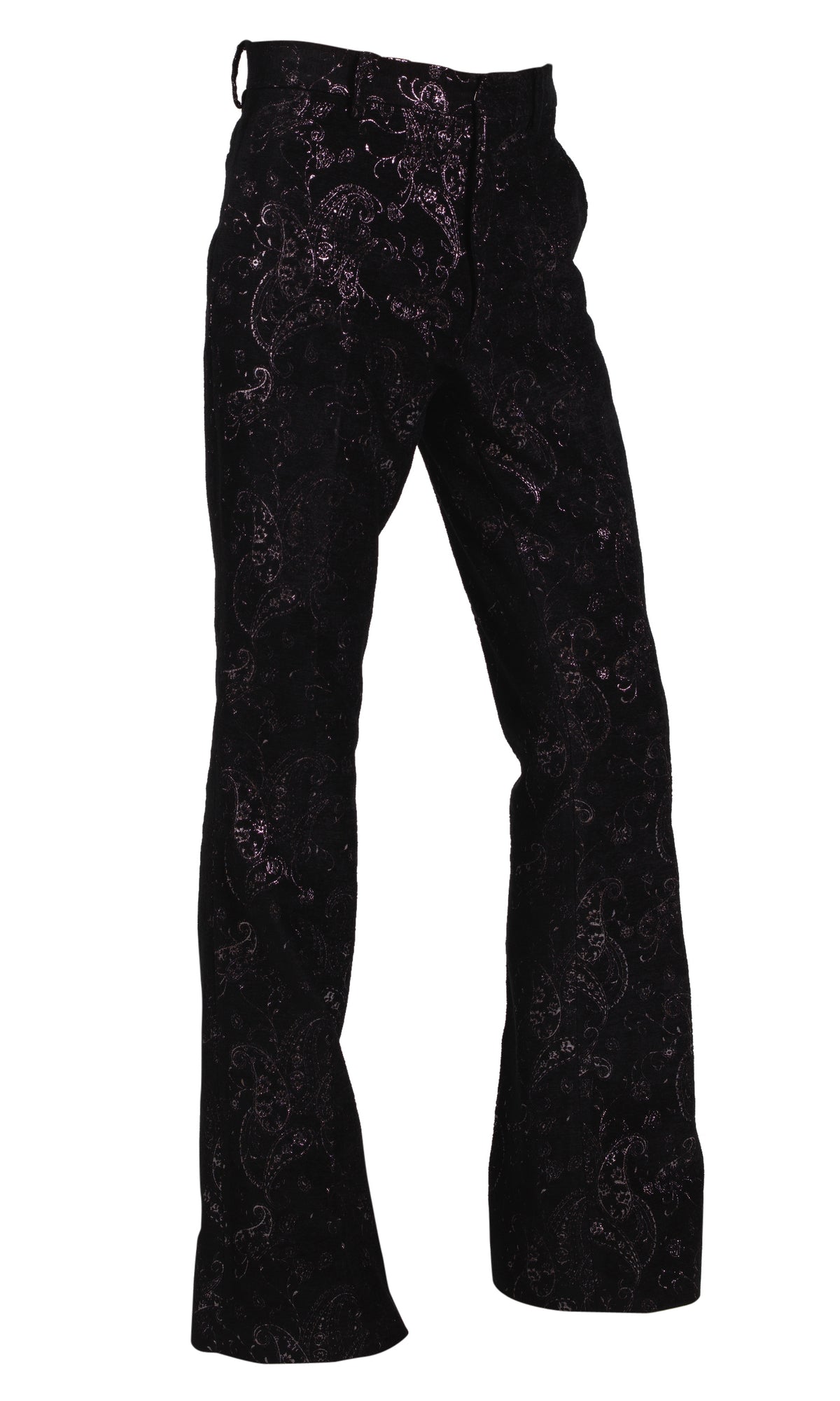 Paisley Velvet Glitter Flare