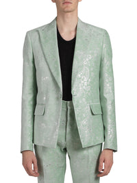 Paisley Velvet Glitter Blazer