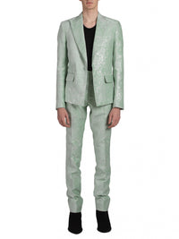 Paisley Velvet Glitter Blazer