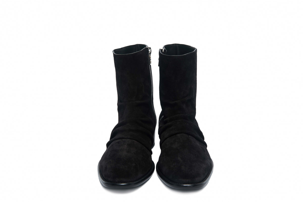 STACK BOOT LEATHER SOLE