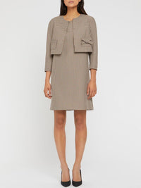 CARAMEL / MARINE VESTE