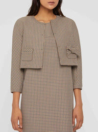 CARAMEL / MARINE VESTE