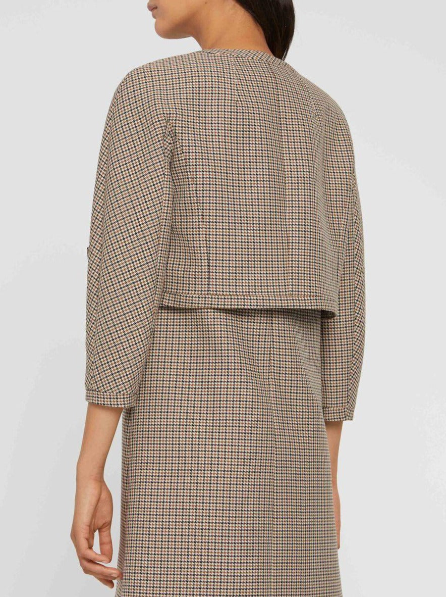 CARAMEL / MARINE VESTE