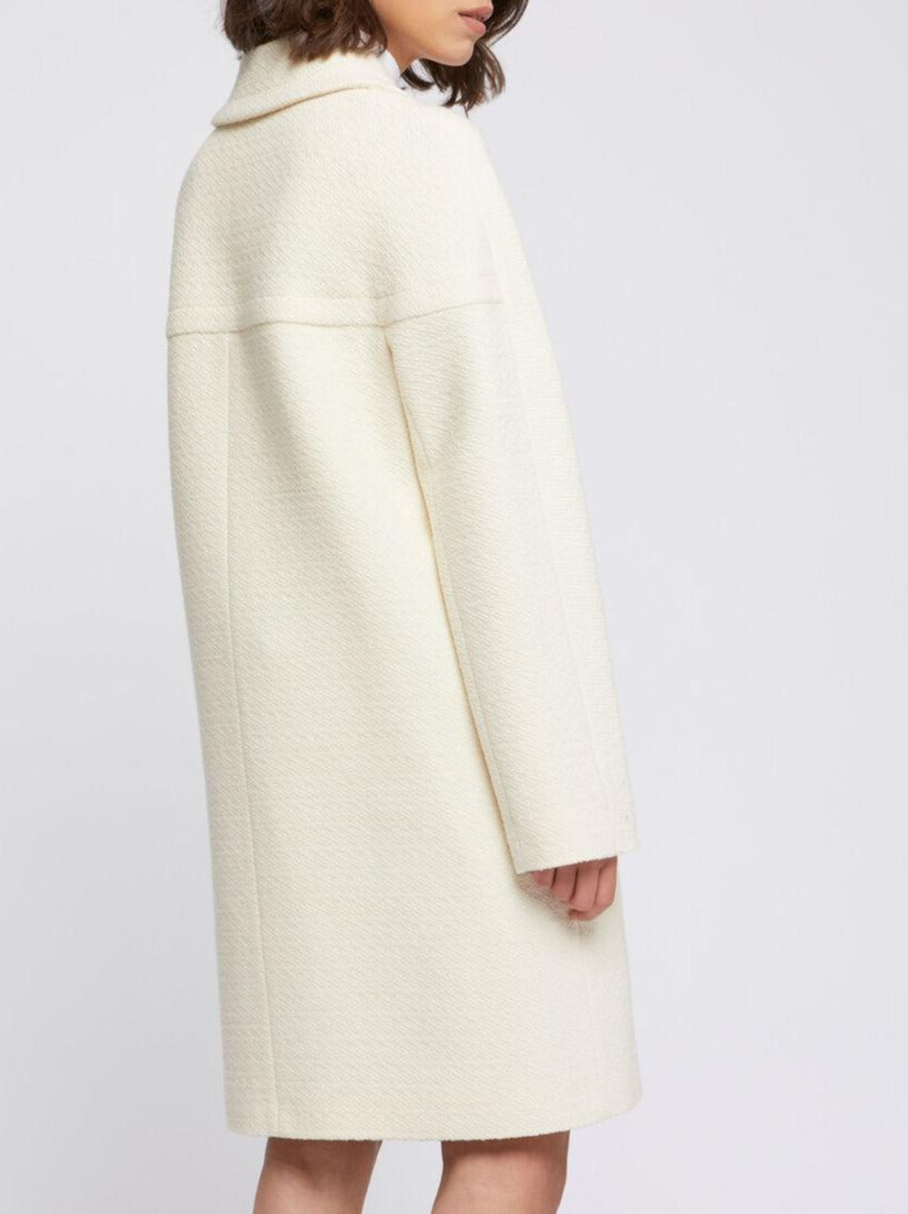 BLANC CASSE MANTEAU COL CLA