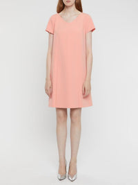 Straight-cut sleeveless dress - Eau de Rose