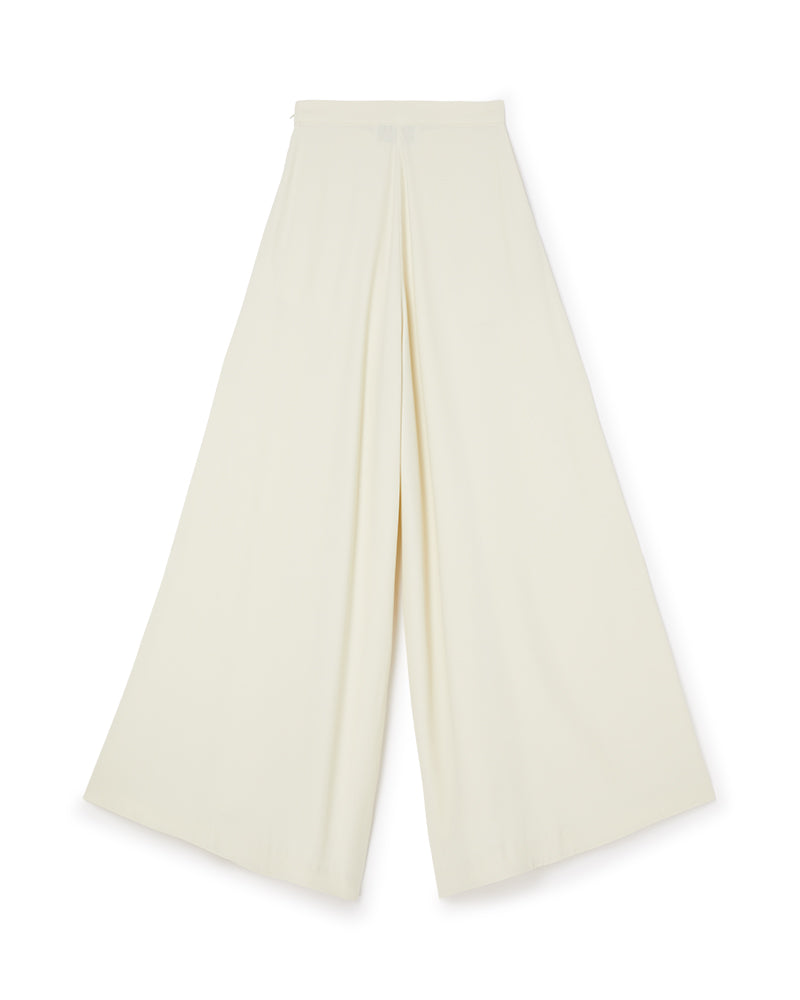 Beige / WIDE LEG TROUSERS