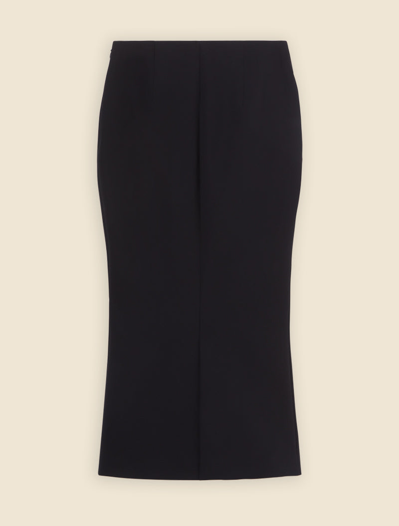 Black / MIDI PENCIL SKIRT