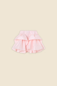 Peach / TUCK UP MIDI SKIRT