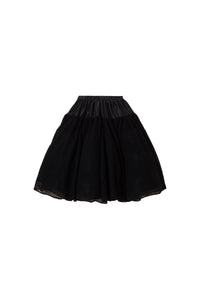 Black / DEGRADE MIDI SKIRT
